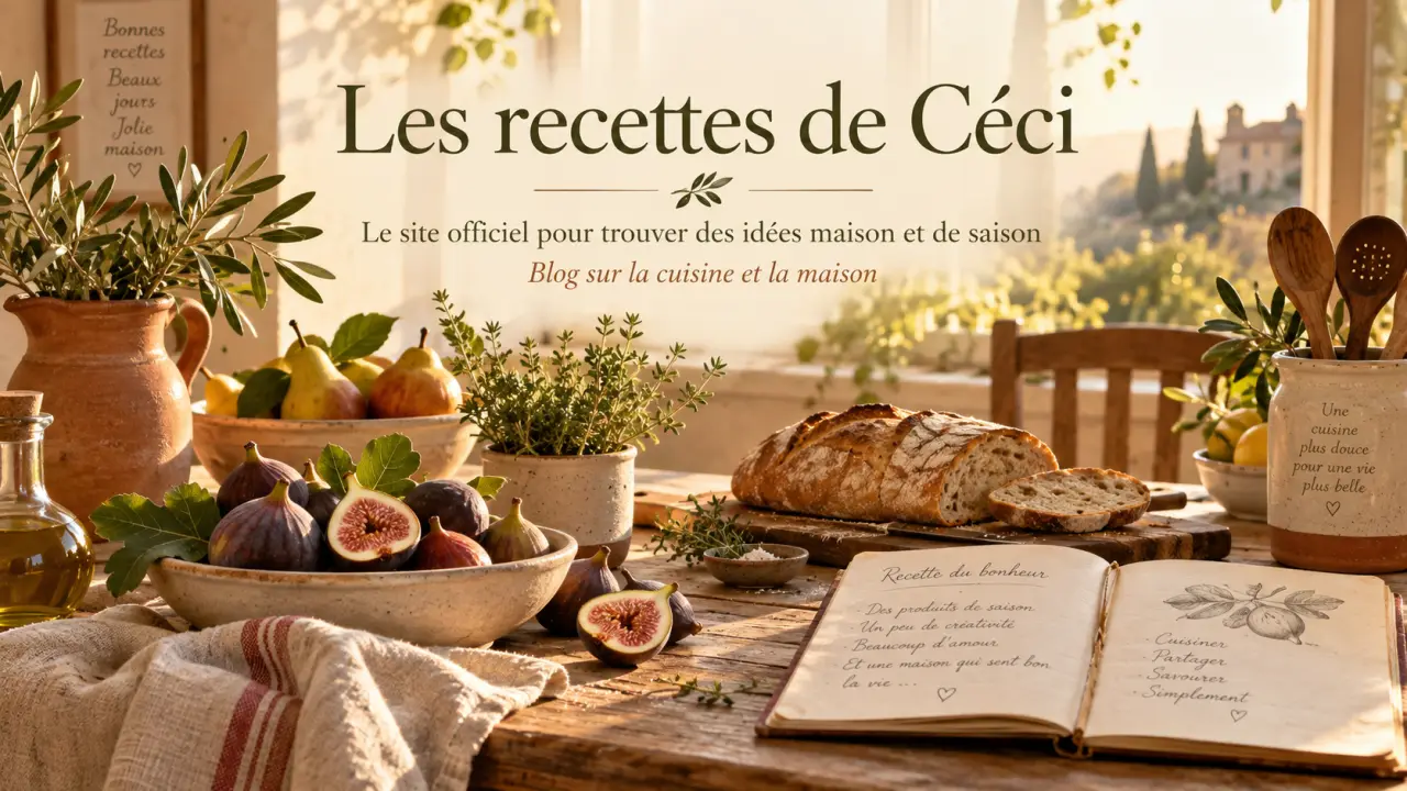 Les recettes de Céci : le site officiel pour trouver des idées maison et de saison