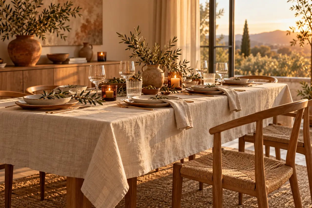 Linge de table : choisir la bonne retombée pour une table élégante et confortable