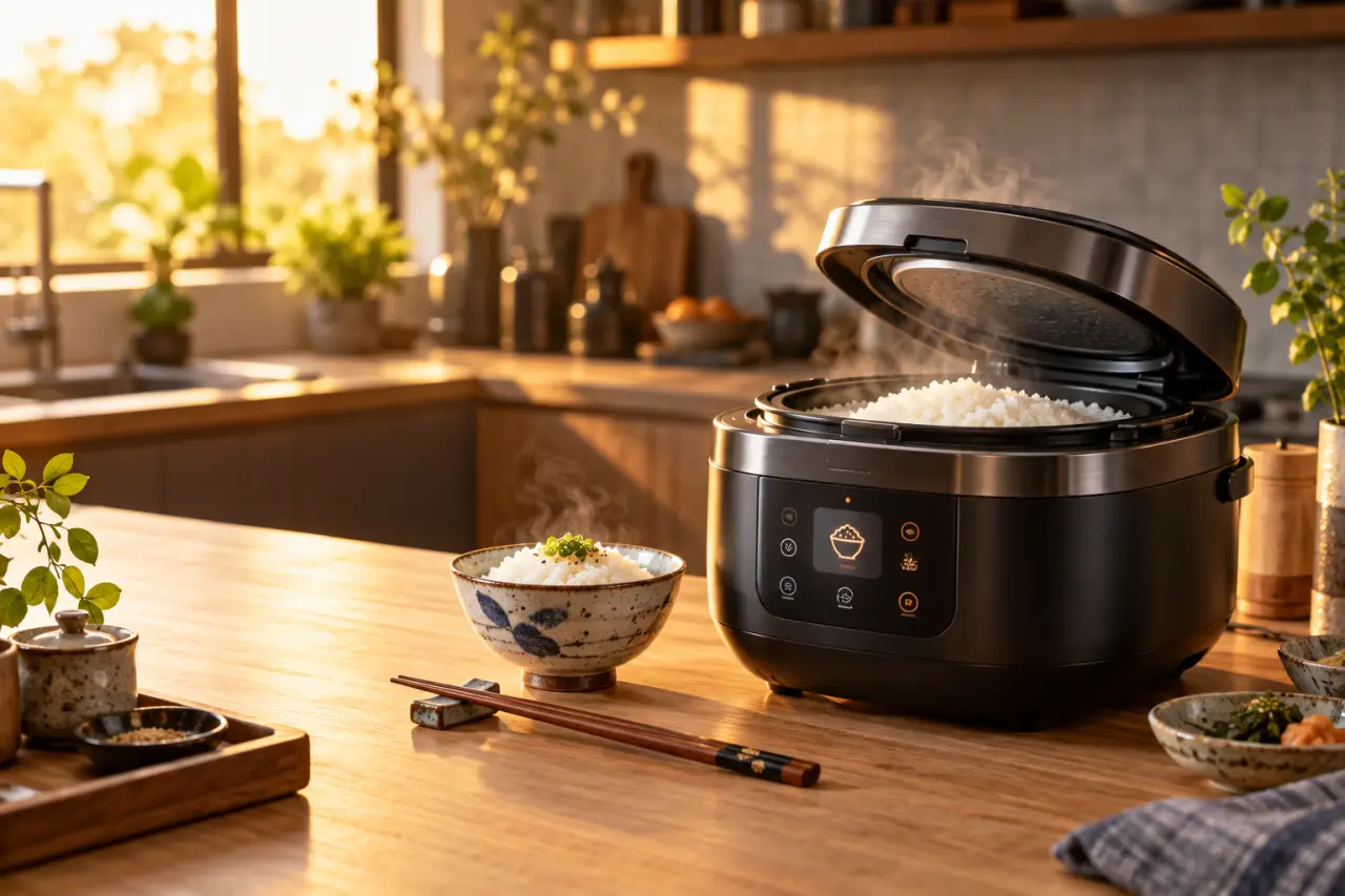 Cuiseur à riz japonais : la logique floue pour un riz régulier sans surveiller la casserole