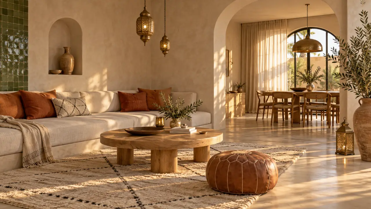 La déco marocaine réchauffe la maison sans l’encombrer