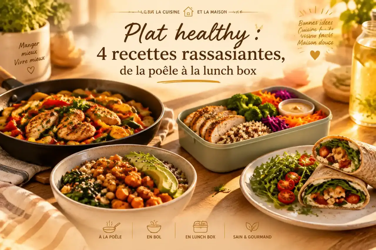 Plat healthy : 4 recettes rassasiantes, de la poêle à la lunch box