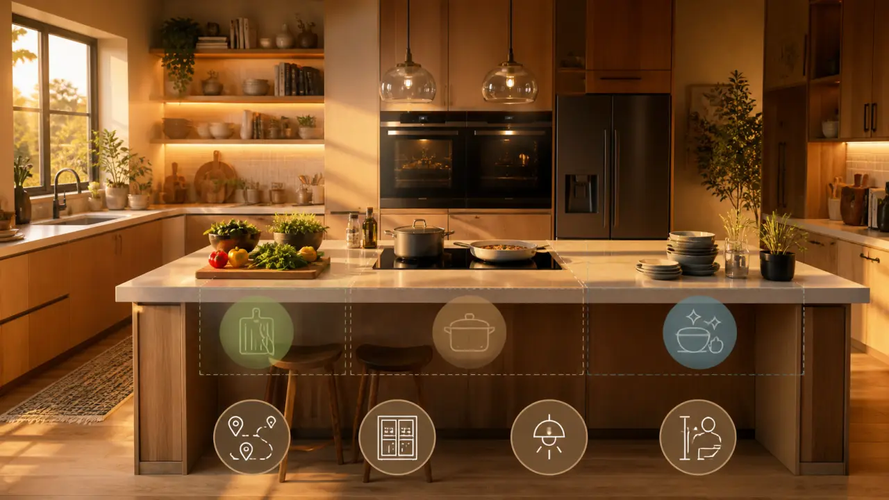 Aménagement de cuisine : 3 zones stratégiques et 4 règles d'or pour transformer votre espace