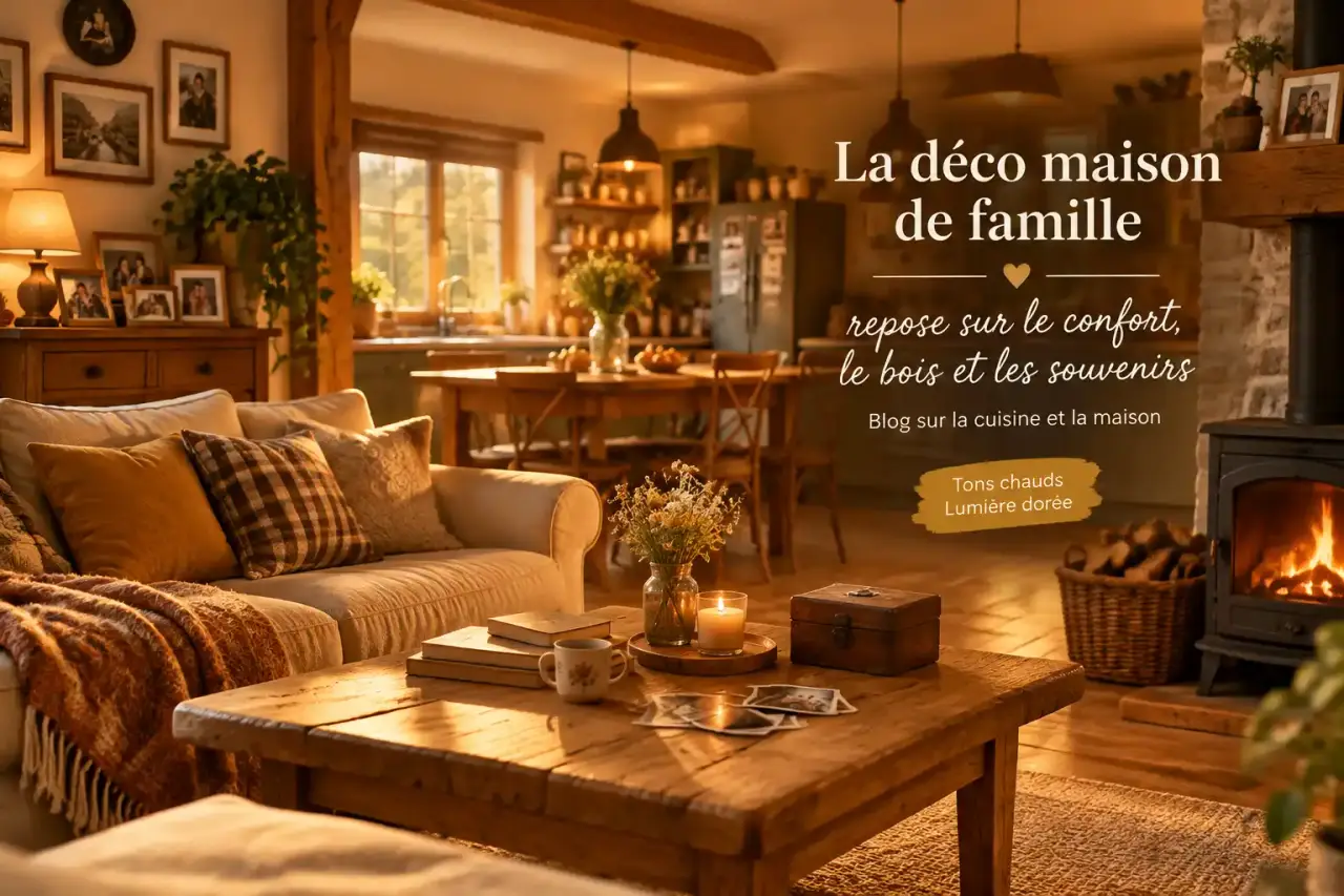 La déco maison de famille repose sur le confort, le bois et les souvenirs