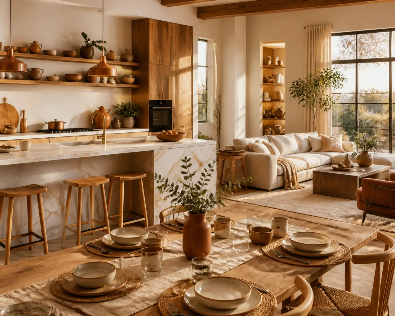 Maison élégance : une décoration d’intérieur harmonieuse entre style, fonctionnalité et détails