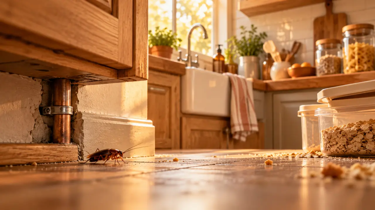 Insecte dans la cuisine : les indices pour identifier le foyer et éviter son retour