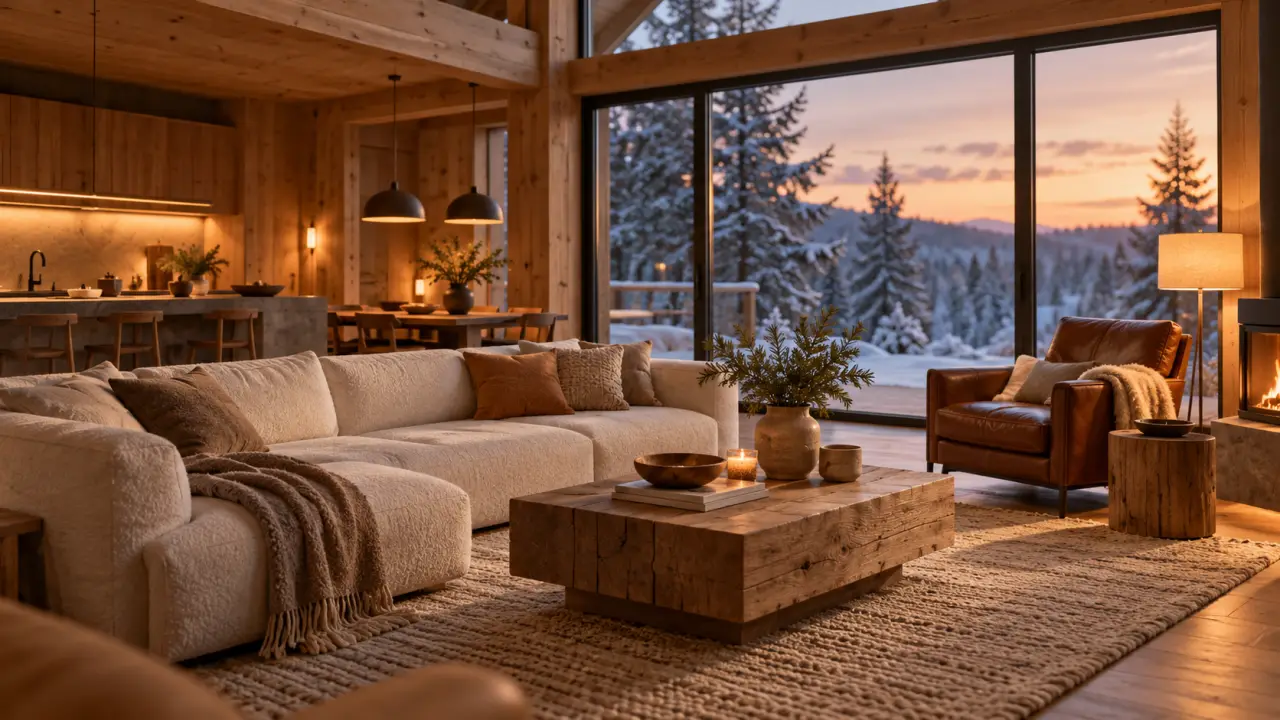 Décoration intérieure de chalet en bois : du cocon, pas une accumulation de clichés